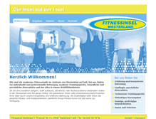 Tablet Screenshot of fitnessinsel-sylt.de